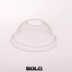 Plastic Domed Lid - Hole -  for 9/10Oz cup SOLO / DART